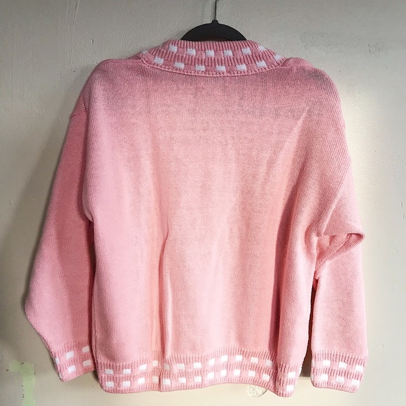 🌸Rosy Pink Cotton Knit Sweater - Picture 5 of 5